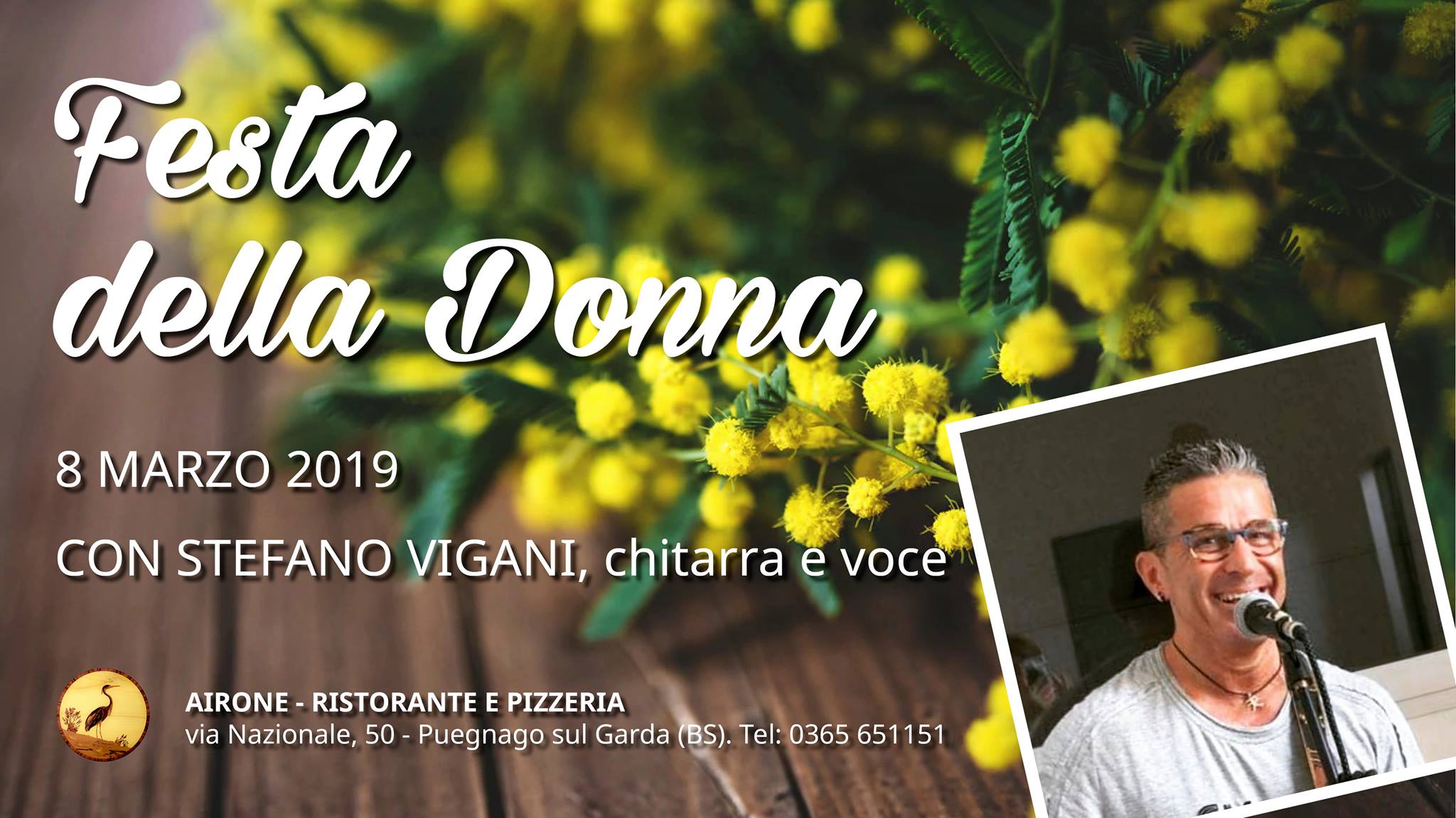 Festa della Donna 2019 con Stefano Vigani Live